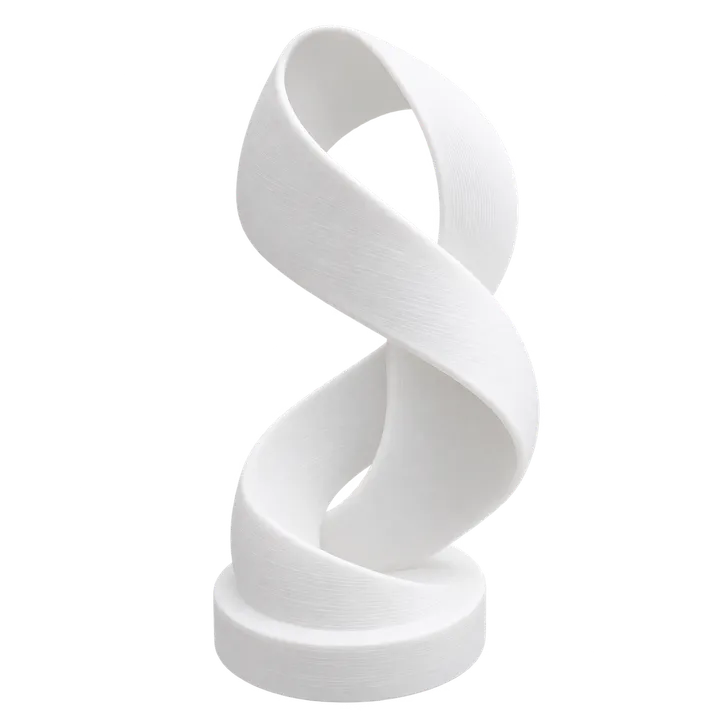 Escultura decorativa em impressão 3D (imagem ilustrativa)